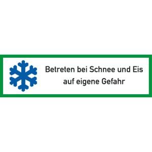 Zusatzschild für Tulpenschild