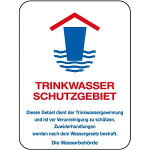 Trinkwasser Schutzgebiet