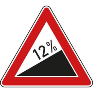 VZ 110 VZ 110 - Verkehrsschild Steigung