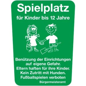 Spielplatz für Kinder bis 12 Jahre