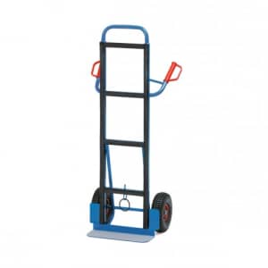 Gerätekarre mit Luftbereifung und hohem Gestell - Tragkraft 350 kg