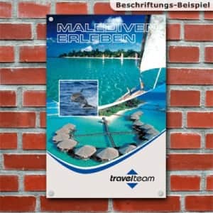 Werbeschild Aluverbund nach Wunsch