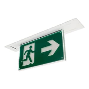 Rettungszeichenleuchte BREMEN (Deckeneinbau), 7L-Schutzlicht