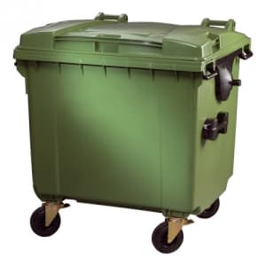 Müllcontainer mit Hebedeckel - Inhalt 770 / 1100 Liter