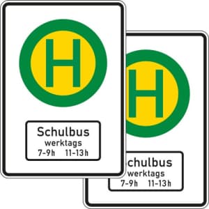 VZ 224-41 Schulbusschild für Bushaltestelle VZ 224-41
