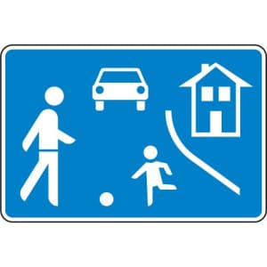 VZ 325.1 VZ 325.1 Verkehrsberuhigung Spielstraßenschild
