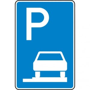 VZ 315-65 VZ 315-65 Parken auf Gehwegen Schild