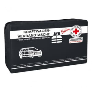 KFZ Verbandtasche Compact + Warnweste - DRK Edition