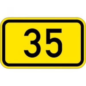 VZ 401 VZ 401 - Verkehrsschild Bundesstraßen