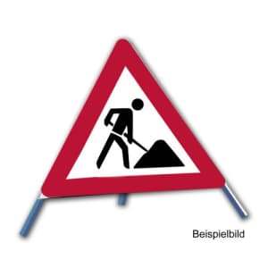 Faltsignal - Baustelle ohne Text