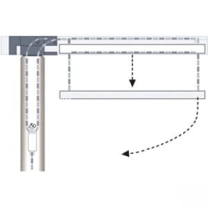 Fahnenmast mit Ausleger