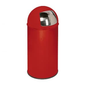 Abfallsammler mit Einwurfklappe - Inhalt 50 Liter