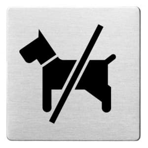 Piktogramm - Hunde verboten (ecken abgerundet)