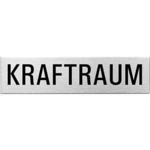 Textschild - Kraftraum (eckig)