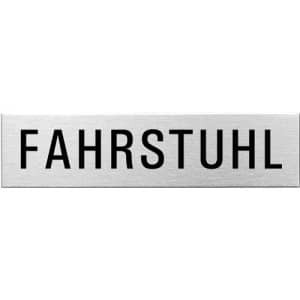 Textschild - Fahrstuhl (eckig)
