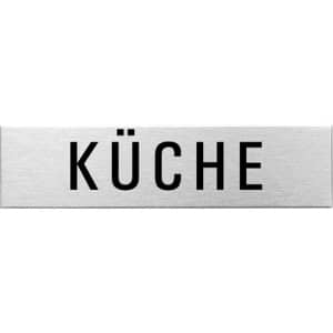 Textschild - Küche (eckig)