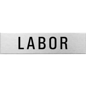 Textschild - Labor (eckig)