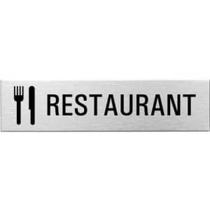 Textschild+Symbol - Restaurant