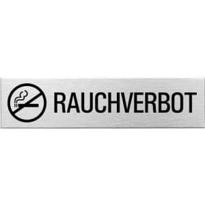 Textschild+Symbol - Rauchverbot