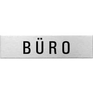 Textschild - Büro (eckig)