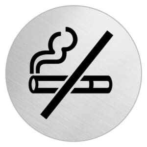 Piktogramm - Rauchen verboten (rund, ohne Rand) Motiv 3