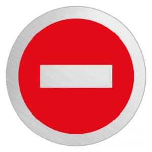 Piktogramm - Durchgang verboten (rund)