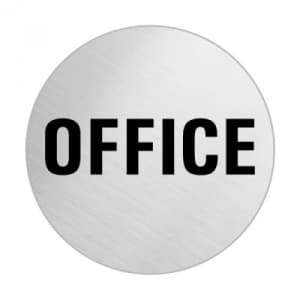 Textschild - Office (rund)