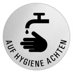 Piktogramm - Auf Hygiene achten
