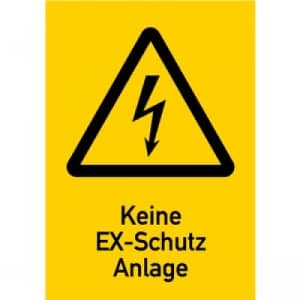 Warnzeichen mit Text und Standardsymbol nach Ihren Angaben, Kombischild gelb