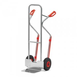 Alukarre mit kleiner Schaufel und auswechselbaren Gleitkufen - Tragkraft 200 kg
