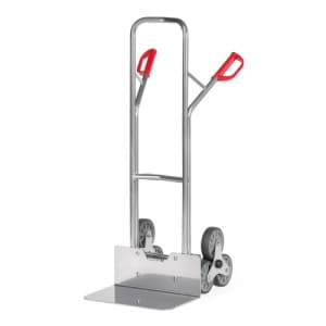 Alu-Treppenkarre mit großer Schaufel und Treppensternen - Tragkraft 200 kg