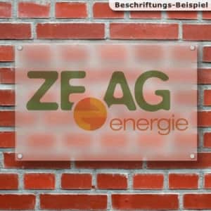 Werbeschild AIR nach Wunsch