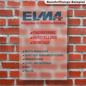 Werbeschild AIR nach Wunsch