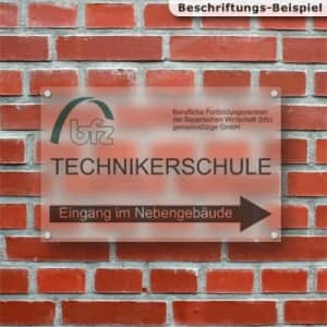 Werbeschild AIR nach Wunsch