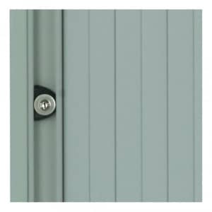Rollladenschrank Bisley EURO - 4 Fachböden für 5 Ordnerhöhen, Breite 800 mm