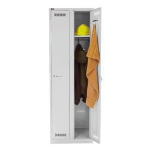 Garderobenschrank Bisley light - 2 Abteile