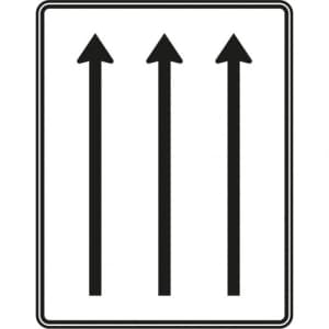 VZ 521-31 Fahrstreifentafel Schild Verkehrszeichen 521-31