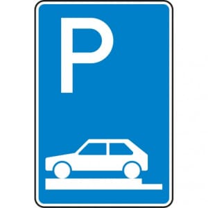 VZ 315-80 Verkehrszeichen 315-80 Parken auf Gehwegen Schild