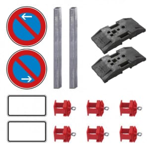 Parkverbotszonen Komplett-Set, Eingeschränktes Haltverbot