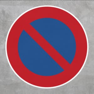 Thermoplastische Fahrbahnmarkierung PROline thermo - Eingeschränktes Halteverbot / VZ 286