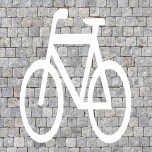 Thermoplastische Fahrbahnmarkierung PROline thermo - Fahrrad