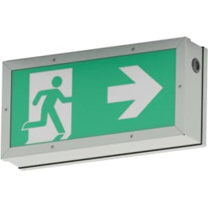 Rettungszeichenleuchte DUBLIN (Wand-/Deckenaufbau), 7L-Schutzlicht