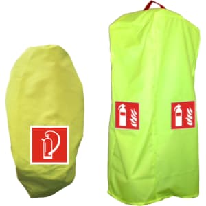 Schutzhaube für Feuerlöscher | Gitternetzfolie