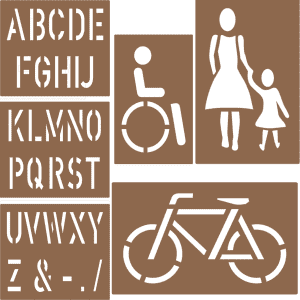 Schablonensatz 3 (6 teiliges Set)