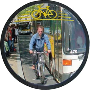 Verkehrsspiegel für Radfahrer CYCLOMIR - Überprüfung von 2 Richtungen