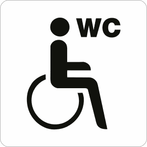 Piktogramm - WC behindertengerecht