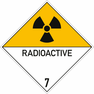 Gefahrgutetiketten Klasse 7 - Radioaktive Stoffe