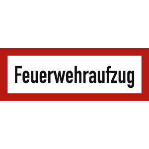 Feuerwehraufzug nach DIN 4066