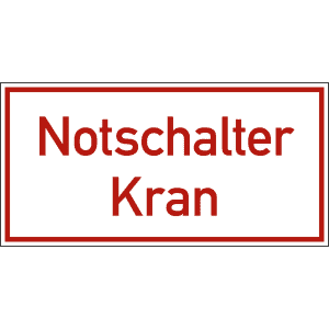 Notschalter Kran