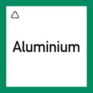 Wertstoffkennzeichnung "Aluminium"